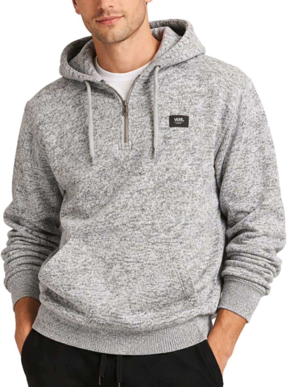 Vans Cozy Heathered 1/4 Zip Pullover Hoodie | Small